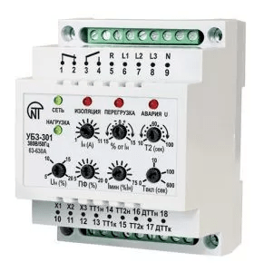 Универсальный блок защиты УБЗ-301 63-630А (d=150)