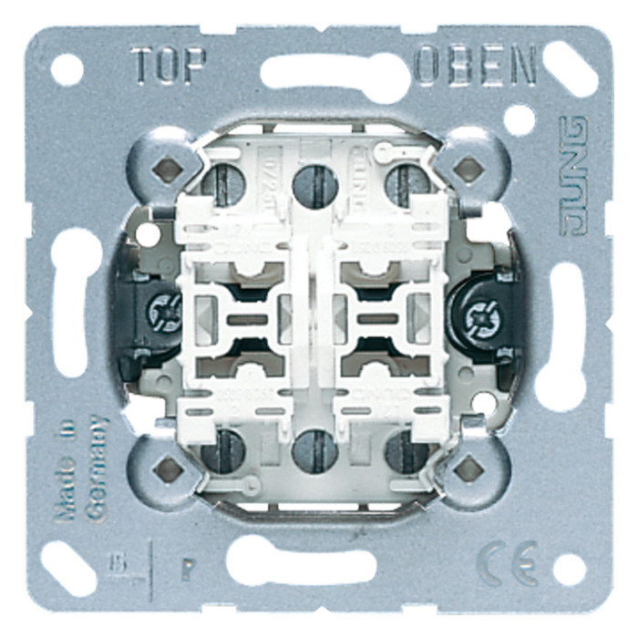 Механизм переключателя 2-клавишного Jung коллекции JUNG, 509U