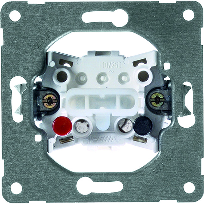 Механизм переключателя 1-клавишного PEHA by Honeywell коллекции PEHA с подсветкой, 193511