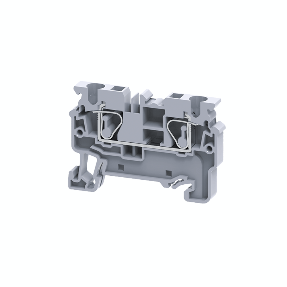 Клемма проходная 4 кв.мм пружинная OptiClip CX-4-I-BU-32A-(0,2-4)-синий